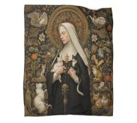 kaiyun La Coperta Il guardiano dei gatti, in stile classico da santo E Il Copridivano Letto Sono Morbidi E Confortevoli Al Tatto,adatti Per Riscaldare Tutta La Famiglia 40x50inch(100x130cm)