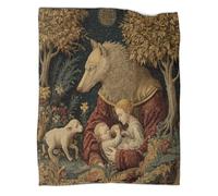 kaiyun La Coperta Lupa femmina Allatta il suo neonato? E Il Copridivano Letto Sono Morbidi E Confortevoli Al Tatto,adatti Per Riscaldare Tutta La Famiglia 50x60inch(127x152cm)