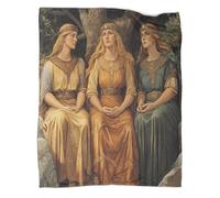 kaiyun La Coperta Ritratto della Dea del Fato E Il Copridivano Letto Sono Morbidi E Confortevoli Al Tatto,adatti Per Riscaldare Tutta La Famiglia 40x50inch(100x130cm)