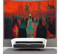 kaiyun La quarta crociata Arazzo Appendere Alla Parete, Arte Murale Estetico Per La Decorazione Della Casa,per Soggiorno,camera Da Letto,70cmx100cm