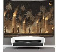 kaiyun Le Torce Ondeggiano al sulle Mura dell'Antico Sumero- Arazzo Da Parete Con,decorazione Da Parete Per Appartamento,casa,soggiorno,dormitorio 70cmx100cm