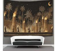 kaiyun Le Torce Ondeggiano al sulle Mura dell'Antico Sumero Tappeto,arazzo Da Parete,Decorazione Parete Per La Casa Tappezzeria Con Stampa in Alta Definizione () 180cmx230cm