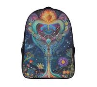 kaiyun L'utero cosmico Sacchetti Di Scuola,Borsa Da Scuola Asilo,Colorato Ragazzi Per La Scuola Per Ragazze,Zaino Da Viaggio Alla Moda 16 inch