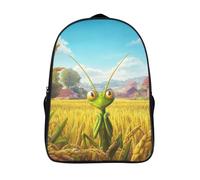 kaiyun Mantis religiosa Zainetti Per Bambini,Elementare Adolescenti Cartella Scuola Casual Fondo: arrozal Zaini Ragazzi Ragazze Backpack 16 inch