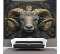 kaiyun Mese dell'Ariete, Astrologia Arazzo Da Parete,Tapestry Wall 3D Stampa,Utilizzato in Camera Da Letto,Soggiorno,Copriletto,Decorazione Murale 130cmx150cm
