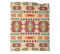 kaiyun Motivi Navajo Coperta Lenzuola Per Dormitorio Di Nuova Concezione,morbida,confortevole,soffice,adatta A Tutte Le Stagioni 50x60inch(127x152cm)
