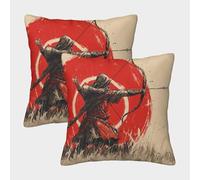 kaiyun Motivo arciere Fodera Per Cuscino Moderna Cuscino Casa Camera Da Letto Divano Auto Ufficio Esterno 45x45cm 2 Pacchi