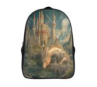 kaiyun Palace, Drago Sacchetti Di Scuola,Borsa Da Scuola Asilo,Fiaba Stile Ragazzi Per La Scuola Per Ragazze,Zaino Da Viaggio Alla Moda 16 inch