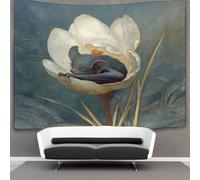 kaiyun Piccolo pipistrello che dorme tra i fiori Parete Arazzo Da Parete Con Arte Murale Decorazioni Per La Casa Per Il Dormitorio Della Camera Da Letto (,130cmx150cm)