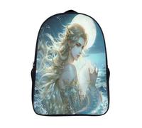 kaiyun Principe sirena Zaino Bambini Mito Grande Capacità Zainetto Borsa Da Scuola Per Unisex Adolescenti Alunno Casual Scuola Borsa 16 inch