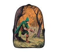 kaiyun Robin Hood in stile medievale Zaino Per Ragazzi Adolescenti Cartella Scuola Casual Borse Studenti Della Zainetto Scolastico Backpack 16 inch