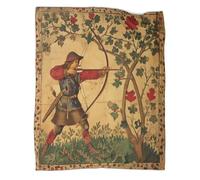 kaiyun Robin Hood, tiro con l'arco Coperta in Flanella Plants And Fiori Coperte Morbide E Leggere Per Tutte Le Stagioni Lenzuola Casa E Viaggio 80x90inch(200x230cm)