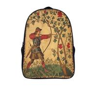 kaiyun Robin Hood, tiro con l'arco Zaini Per Bambini,Plants And Fiori Zaino Scuola Elementare,Borsa Scuola Materna Nido,Zainetto Asilo Bambino,16 inch