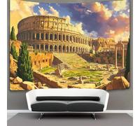 kaiyun Roma antica Tappeto,arazzo Da Parete,Decorazione Parete Per La Casa Tappezzeria Con Stampa in Alta Definizione (Edifici storici) 70cmx100cm