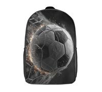 kaiyun Scintille nel Calcio Per La Scuola E Da Viaggio Per Bambini Zaino,Sacchetti Di Scuola Con Stampa 3D Motivo 17inch