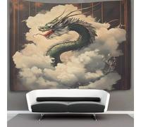 kaiyun Snake Drago on The Cloud Arazzo Per Camera Da Letto Estetico,Carta dei tarocchi Da Appendere Alla Parete Per La Decorazione Della Casa 180cmx230cm