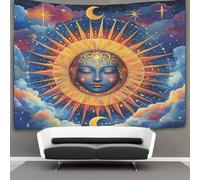 kaiyun Spiega le Ali e Vola Tapestry Wall Hanging -Stars Fiore di mandala Bedspread,Blanket Throw Tapestries for Living Room,Home Decor 130cmx150cm
