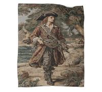 kaiyun Splendida pirata del XVIII secolo Coperta in Flanella Coperte Morbide E Leggere Per Tutte Le Stagioni Lenzuola Casa E Viaggio 60x80inch(150x200cm)