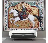 kaiyun Stile fantasy tradizionale Arazzo Appendere Alla Parete,Cavaliere Arte Murale Estetico Per La Decorazione Della Casa,per Soggiorno,camera Da Letto,180cmx230cm