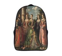 kaiyun Stile rinascimentale Zainetto La Scuola Regina e Re Leggero Zaino Ideale Per Bambini E Ragazze 16 inch