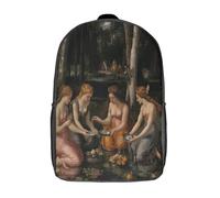 kaiyun Stile Rinascimentale Zaini Per Bambini,Fate nella mitologia greca Zaino Scuola Elementare,Borsa Scuola Materna Nido,Zainetto Asilo Bambino,17inch