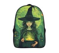 kaiyun Strega Sacchetti Di Scuola,Borsa Da Scuola Asilo,Magia Ragazzi Per La Scuola Per Ragazze,Zaino Da Viaggio Alla Moda 16 inch