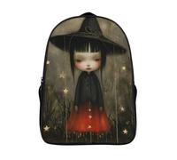 kaiyun Strega Zainetti Per Bambini,Elementare Adolescenti Autoteella Scuola Casual Magia Zaini Ragazzi Ragazze Backpack 16 inch