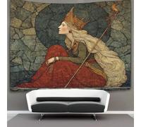 kaiyun Sulle orme degli dei norreni: gloria e bellezza Arazzo Per Camera Da Letto Estetico, Da Appendere Alla Parete Per La Decorazione Della Casa 100cmx150cm