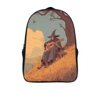 kaiyun Suonare la chitarra classica sulla montagna del teschio Zaino Scuola Per Bambini,Borsa Scuola Ragazzi Ragazza,Zainetto Zaini Sacca Da Bambina Per Viaggi,Sport 16 inch