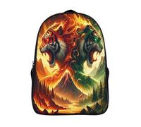 kaiyun Tigre Sacchetti Di Scuola,Borsa Da Scuola Asilo,Vulcano Ragazzi Per La Scuola Per Ragazze,Zaino Da Viaggio Alla Moda 16 inch