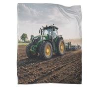 kaiyun Trattore Coperta Da Campeggio Esterna Stampata Calda,morbida E Traspirante Copriletto Per Camera Da Letto Quattro Stagioni 50x60inch(127x152cm)