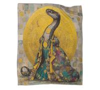 kaiyun Un serpente in un abito splendido Manta Cálida Y Transpirable Suave Estampada Para Acampar Al Aire Libre Colcha Para Dormitorio De Las Cuatro Estaciones 70x80inch(180x200cm)