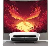 kaiyun Una fenice che risorge dalle ceneri, un sole dorato Tapestry Wall Hanging - Bedspread,Blanket Throw Tapestries for Living Room,Home Decor 130cmx150cm