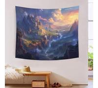 kaiyun Valle degli antichi Arazzo Da Parete, Wall Tapestry Decorazione Interna 100cmx150cm