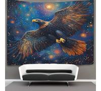 kaiyun Volare in The Universo Arazzo Da Parete Con Stampa Digitale, in Morbido Tessuto in Microfibra,decorazione Per Camera, Motivo:Aquila,70cmx100cm
