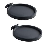Kaiyzo 2 Pezzi Vassoi per Piante, Supporto da Parete per Pannelli Fonoassorbenti, Non Necessita di Foratura, Vasi Rotondi per Fiori per Casa, Giardino e Balcone