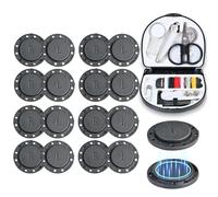 Kaiyzo Bottoni Magnetici, 6 Paia di Chiusure Magnetiche 26 mm, Kit Cucito Portatile per Abbigliamento, Borse e Progetti Fai da Te