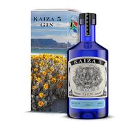 KAIZA 5 BLUE GIN - 0,5 l - 43% | Gin dall'Africa del Sud/Città del Capo | Floreale, fruttato, fresco | Sambuco, Mirtillo e Frutto del Drago | BEACH