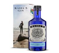 KAIZA 5 BLUE GIN - 0,5 l - 43% | Gin dall'Africa del Sud/Città del Capo | Floreale, fruttato, fresco | SURFER