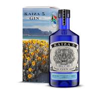 KAIZA 5 BLUE GIN - 0,7 l - 43% | Gin dall'Africa del Sud/Città del Capo | Floreale, fruttato, fresco | Sambuco, Mirtillo e Frutto del Drago | BEACH