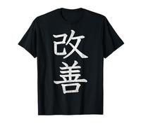 Kaizen Kanji giapponese Calligrafia Giappone Maglietta