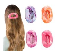 Kaizuca Juego de 4 pinzas para el pelo para mujer, pinzas antideslizantes, accesorios de peinado para el uso diario(B)