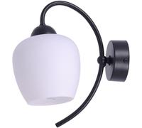 Kaja Bella lampada da parete 1x60 W bianco-nero K-5187
