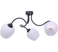 Kaja Bella lampada da soffitto 3x60 W bianco-nero K-5185
