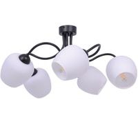 Kaja Bella lampada da soffitto 5x60 W bianco-nero K-5186