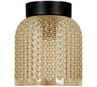 Kaja Capri lampada da soffitto 1x15 W nero-ambra K-5622
