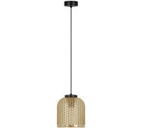 Kaja Capri lampada sospesa 1x15 W nero-ambra K-5620
