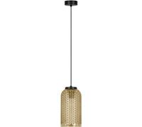 Kaja Capri lampada sospesa 1x15 W nero-ambra K-5621