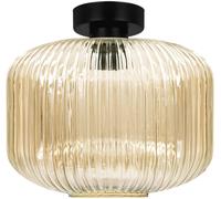 Kaja Clark lampada da soffitto 1x15 W nero-ambra K-5653
