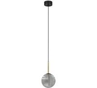 Kaja Fado lampada sospesa 1x10 W nero-oro-grafite K-5690
